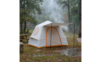 Easy Setup Inflatable Tent with Awning Spacious Inflate Tent Waterproof Portable for Campers, Families, Camping, Outdoor