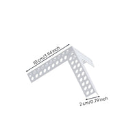 5 Pieces Perforated Corner Strip Lightweight PVC Corner Protector Interior