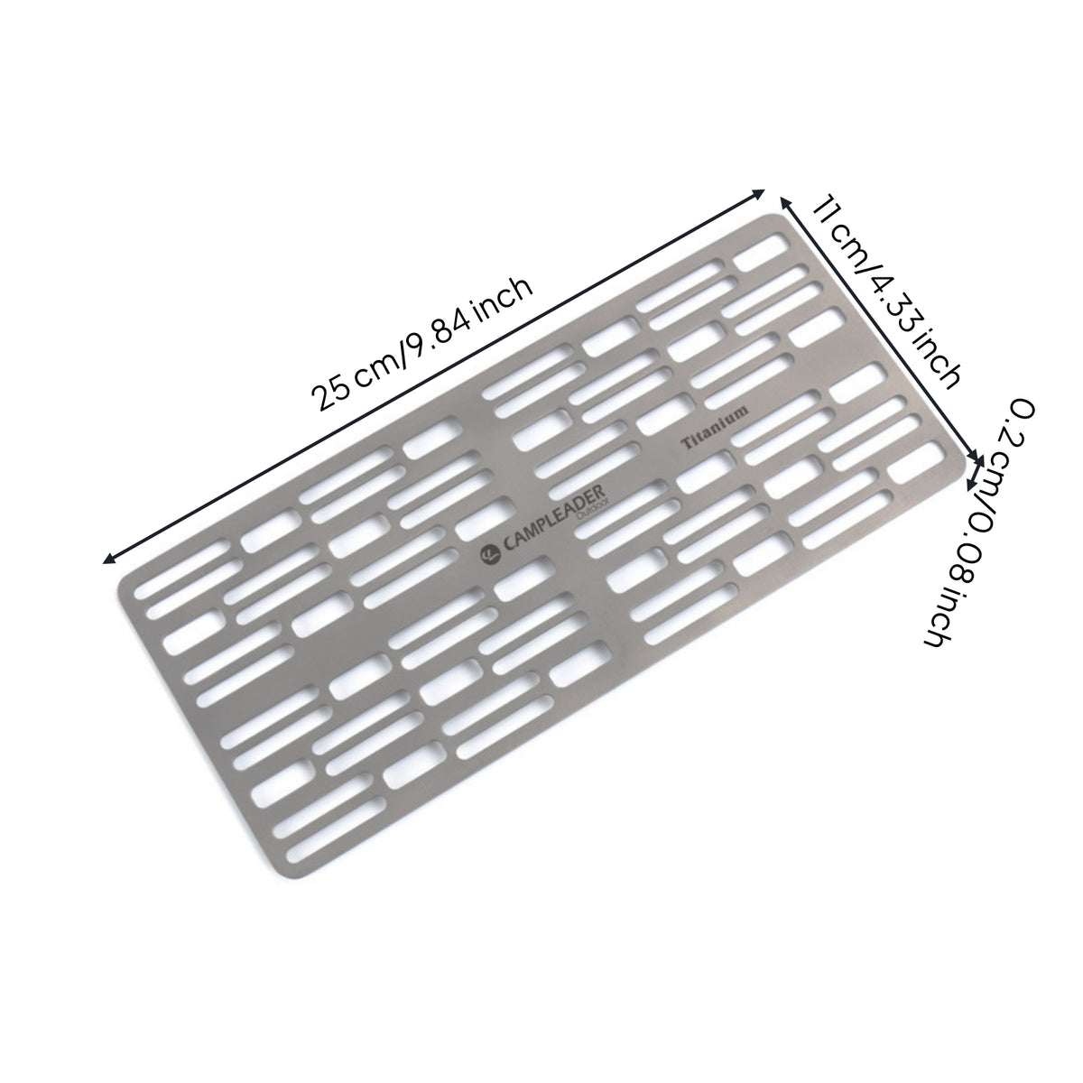 Grill Plate Resistant Grill Plate with Perforated Surface High Heat Tolerance Gridiron for Campers, Backpackers, Backyard Grilling