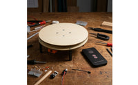 Hands-on Rotating Platform with Wireless Control Reversible DIY Rotating Platform 360-Degree Educational Model Smooth for Students