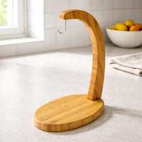 Banana Holder Bamboo Fruit Holder Rack Fruit Storage for Kitchen, Living Room