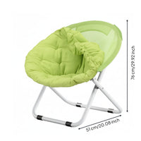 Foldable Moon Chair Reclining Sun Chair Space Saving Lounger Portable for Adults, Balcony, Patio, Living Room