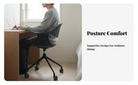 Sculptural Armchair Height Adjustable Desk Chair Easy Assembly for Young Adults