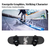 Jib and Trick Practice Trampoline Training Board Portable Design cylinder Balance Board Anti-Slip Surface powderboard practice board sturdy Construction for powderboarders, Beginners, Fitness fans, Home Gym, Living Room, Backyard