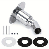 Flange Vent Exhaust Pipe for Marine Parking Heater Steam Smoke Exhaust Pipe Stainless Steel Accessory