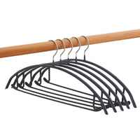 Semicircular Clothes Hanger PVC Coated Space Saving Pant Rack Metal Hook