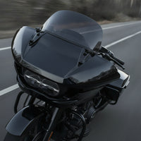 Motorcycle Front Fairing Custom Front Windshield Easy to Install Wind Deflector for Highway Cruising