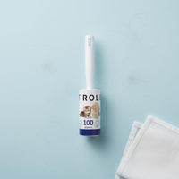 Pet Hair Roller Refillable Dust Remover Safe on Fabrics for Bedding