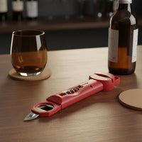 Multifunctional Bottle Opener Non-Slip Grip Multifunctional Opener Tool Manual Corkscrew for Seniors, Home Bar, Picnic, RV Travel