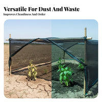 Dark Mesh Net Protection Agricultural Shade Netting for Farmers, Gardeners, Balcony, Carport