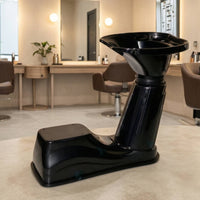 Hair Salon Shampoo Sink Salon Wash Basin Professional Washing Unit for Barbers, Barbershop, Styling Area