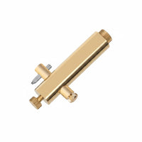 Purfling Knurled Grip Instrument Making Tool Brass-Colored for Luthiers