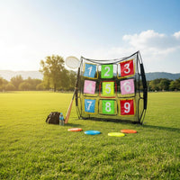 Disc Throw Target Net Lightweight Sports Training Gear Indoor and Outdoor Use