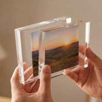 Magnet Photo Frame, Clear, 10mm Thick, Desktop, Freestanding, Photo Frame, Wedding, Family Photo, Gift