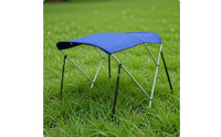 Bimini Top Waterproof Aluminum Frame Boat Canopy 600D Oxford Cloth for Yacht