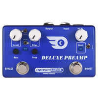 MOSKYAUDIO DELUXE PREAMP Guitar Effects Pedal Overdrive Booster