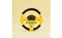 Steering Wheel Toy with Large Base Compact Kids Steering Wheel Toy for Young Children, Little Drivers, Car Rides, Nursery