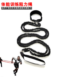 Track and Field Training Resistance Band with Rope for Youth Fitness