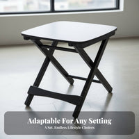 Foldable outdoor Table space-saving Portable Furniture Lightweight for Beach, Families