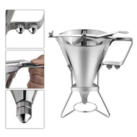 304 Stainless Steel Batter Dispenser Funnel for Octopus Balls