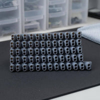 10 Pieces Conductive Rubber Strip Black Computer Parts Long Narrow