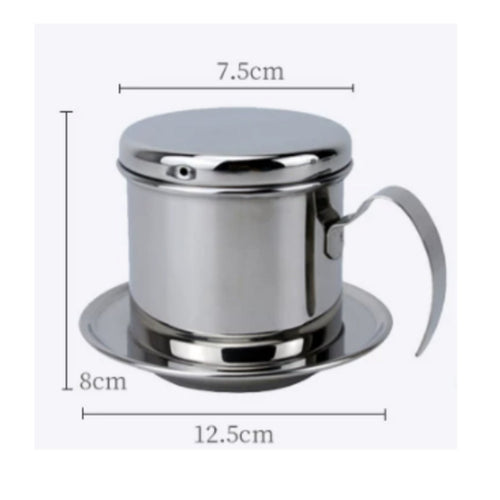 Vietnamese Coffee Dripper Portable Stainless Steel Phin Filter Hand Brewed