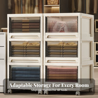 Stackable Storage Drawer Clear clear panel Stackable Pull-extendable Drawer Multi-Functional