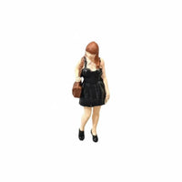 Hand-Painted Female Figure Figurine Realistic Hand Painted Miniature Woman Detailed Collectible Figure for Desk Decor