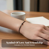 Love Knot Bracelet Stainless Steel Knot Bracelet Handmade for Valentine's Day