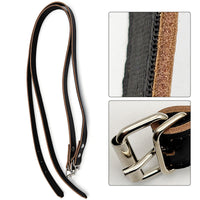 Adjustable English Stirrup Leathers, Double-Layer Genuine Leather, Anti-Slip, Brand Panlong Horse