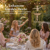 Dancing Lady Hanging Planter Resin Craft