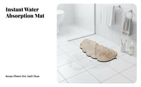 Absorbent Floor mat fast-drying Bath Rug Non-Slip Bottom for Laundry Room, Seniors