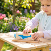 Twistable Wooden Twist Puzzle Rotating Puzzle Block Child-Led Turning Block Toy Sensory for Preschool