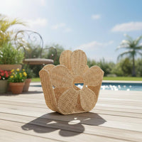 Flower Wall Basket Decorative Wall Hanging Basket Rustic Design for Bedroom