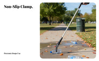Long Handle Trash Picker Extended Reach Aluminum Alloy Grabber Tool Lightweight Trash Picker for Persons, Garden