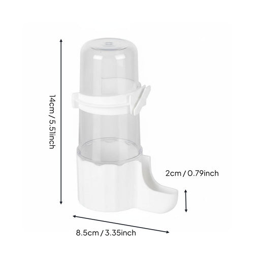 Automatic Bird Water Dispenser Large Capacity Hanging Bird Feeder Thickened Material Pet Supply for Aviary