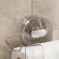 Toilet Roll and Wet Wipes Dispenser for Bathroom, Wall Mount Toilet Wipes Tissue Box with Suction Cup, Vertical or Horizontal Paper Holder