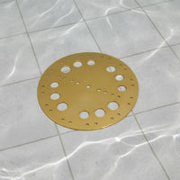 Freediving Bottom Plate Perforated Freediving Plate with Holes Flat Diving Gear for Divers