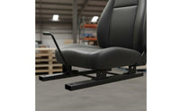 Seat Slider with Locking Handle Industrial Seat Mounting Track Assembly Kit Reinforced Metal Components for Forklift Drivers