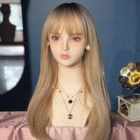 PVC Female Mannequin Head for Wig and Makeup Display, Half Body, Without Wig