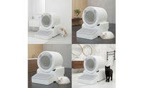 Self-Cleaning Cat Litter Box Odor Control Automatic Cat Litter Box Pet Supplies Safety Protection Deodorizing for Cats