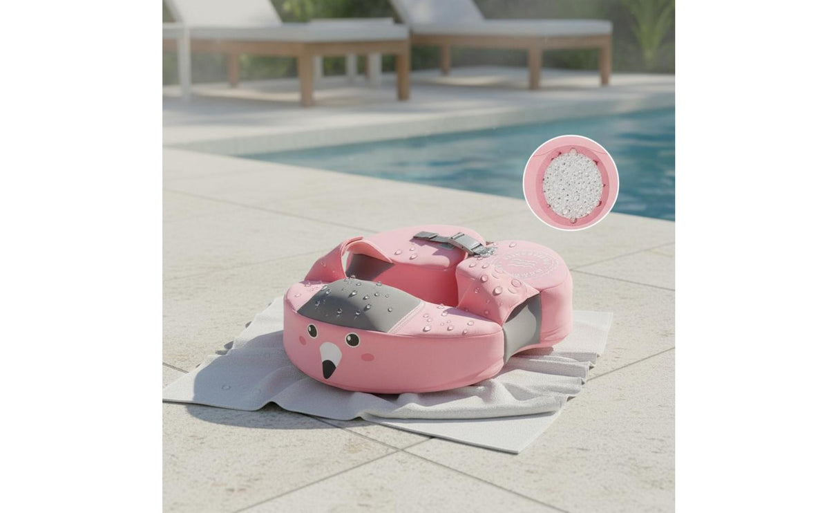 Leak-Proof Infant Underarm Swim Float Backstroke Support Non-Inflatable Baby Buoy Anti-Flip Design Baby Chest Buoy Safety Buckle for Infants, Babies, Toddlers