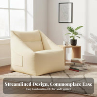 space-efficient 2-Person Sofa Minimalist Design space-efficient Upholstered Bench Wooden Legs