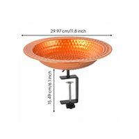 Freestanding Bird Bath Feeder Decorative Bird Feeder Simple-Bath to Install Outdoor Decor for Yard, Patio