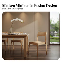 Stackable Ysupport Chair Space-Saving Household Furniture Minimalist Design Non-Marring Floor Glides for Dining Room