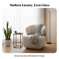 Soft Tub Chair Modern and Elegance Accent Armchair Minimalist Design Soft Upholstery for Homeowners, Living Room, Lounge Area