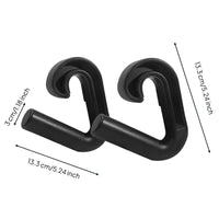 2 Pieces 90-Degree Fitness Grips Multi-Functional Grip Handles Portable Strength Training Gear for Bodybuilders, Athletes