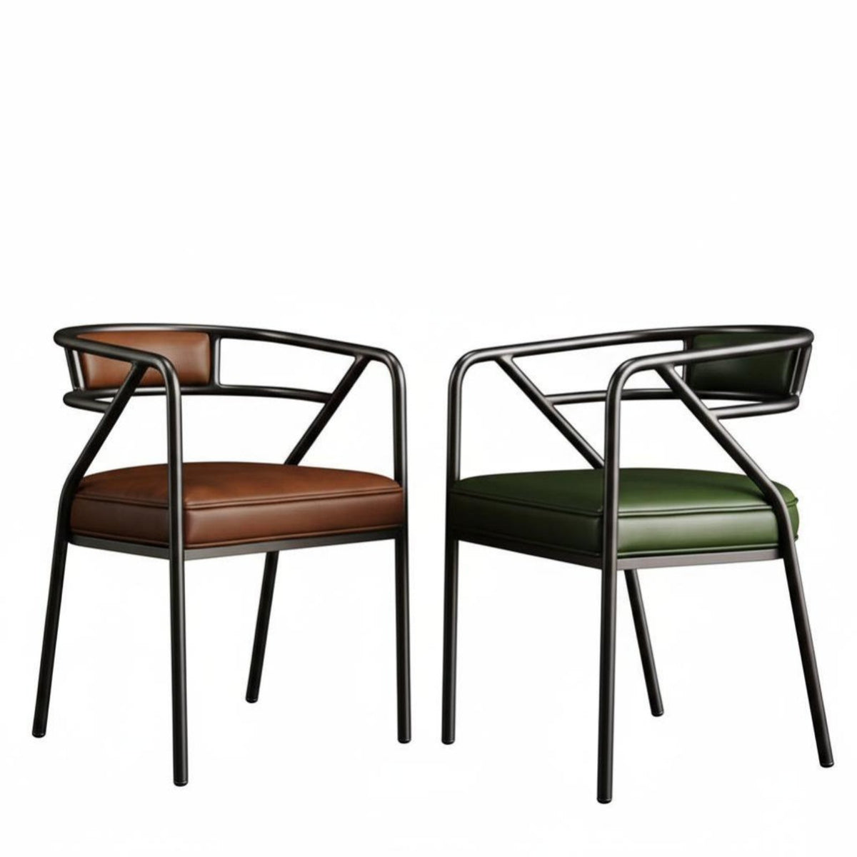 Armless Molded Shell Chair Modern Design Indoor Seating Multi-Purpose Sturdy Construction for Office Workers, Homeowners, Adults, Conference Room, Study, Cafe, Bedroom