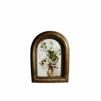 Ornate Tabletop Picture Frame French Retro Decorate Space Decor for Living Room, Desktop