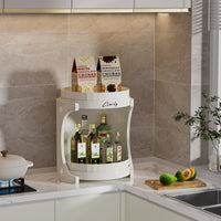 Rotating Spice Rack Organizer for Kitchen Countertop